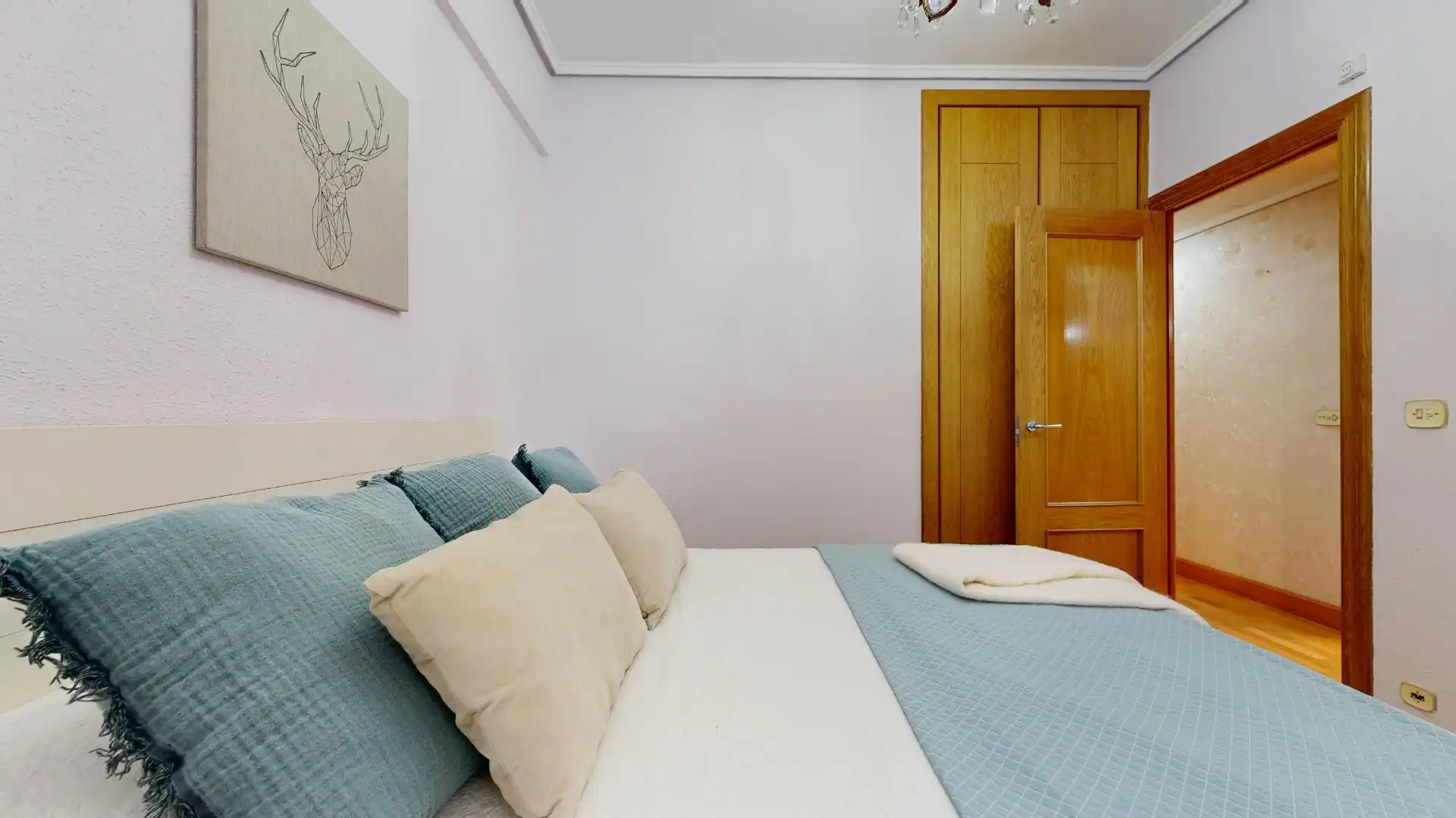 Bedroom of Flat for sale in Bilbao   with Heating and Balcony