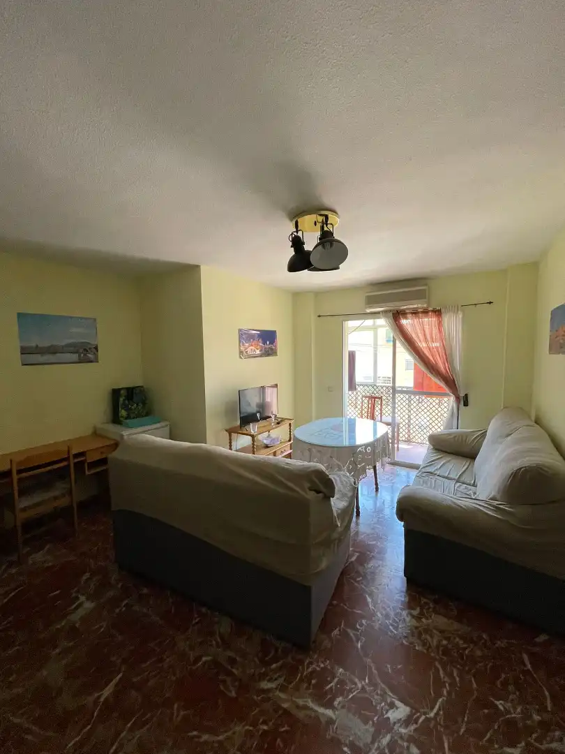 Sala de estar de Piso de alquiler en Badajoz con Amueblado