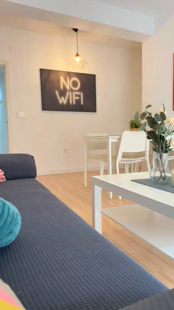 Sala de estar de Piso de alquiler en Granada con Aire acondicionado, Amueblado y Lavadora