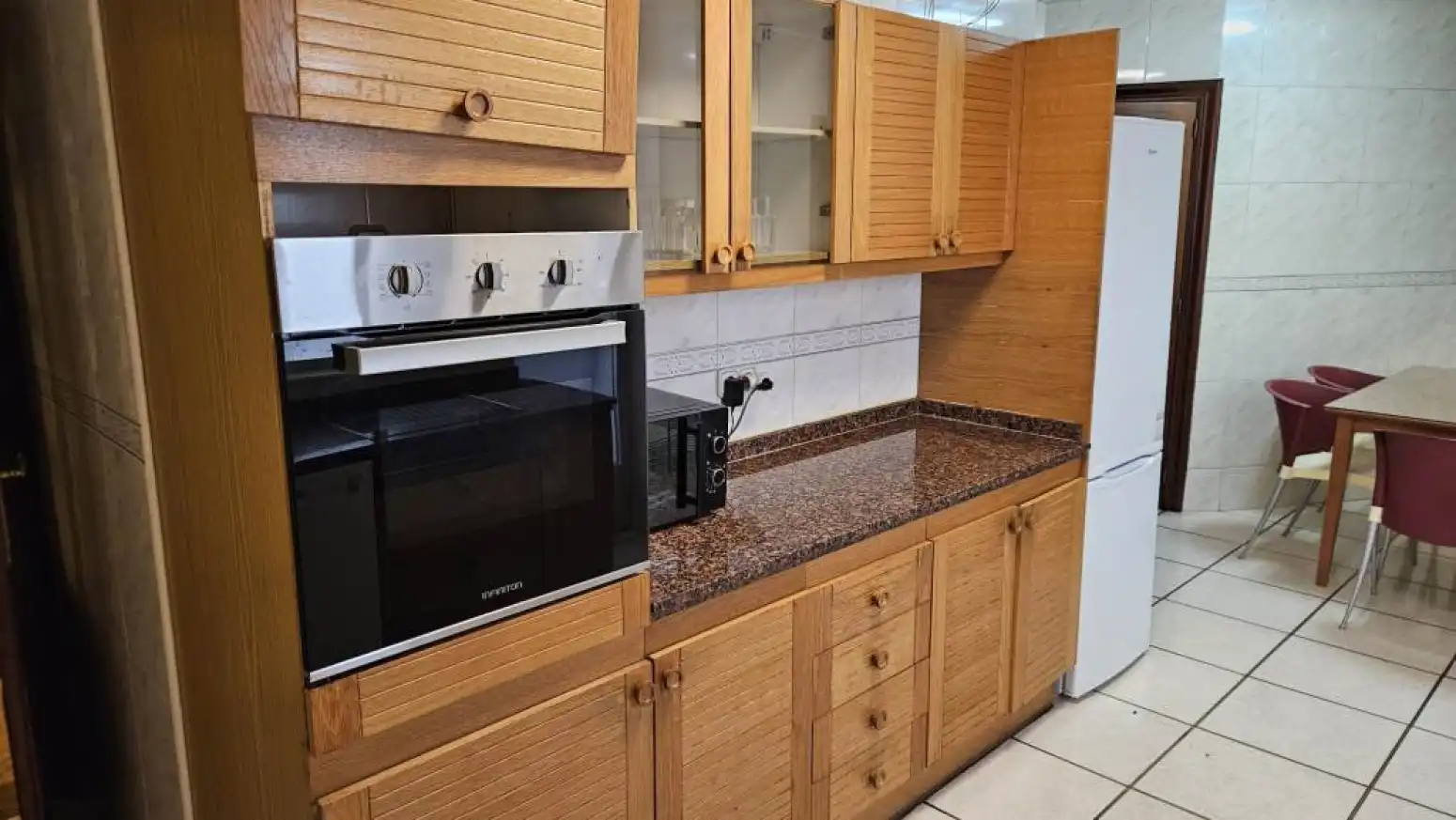 Cocina de Piso de alquiler en Salamanca con Calefacción, Parquet y Terraza