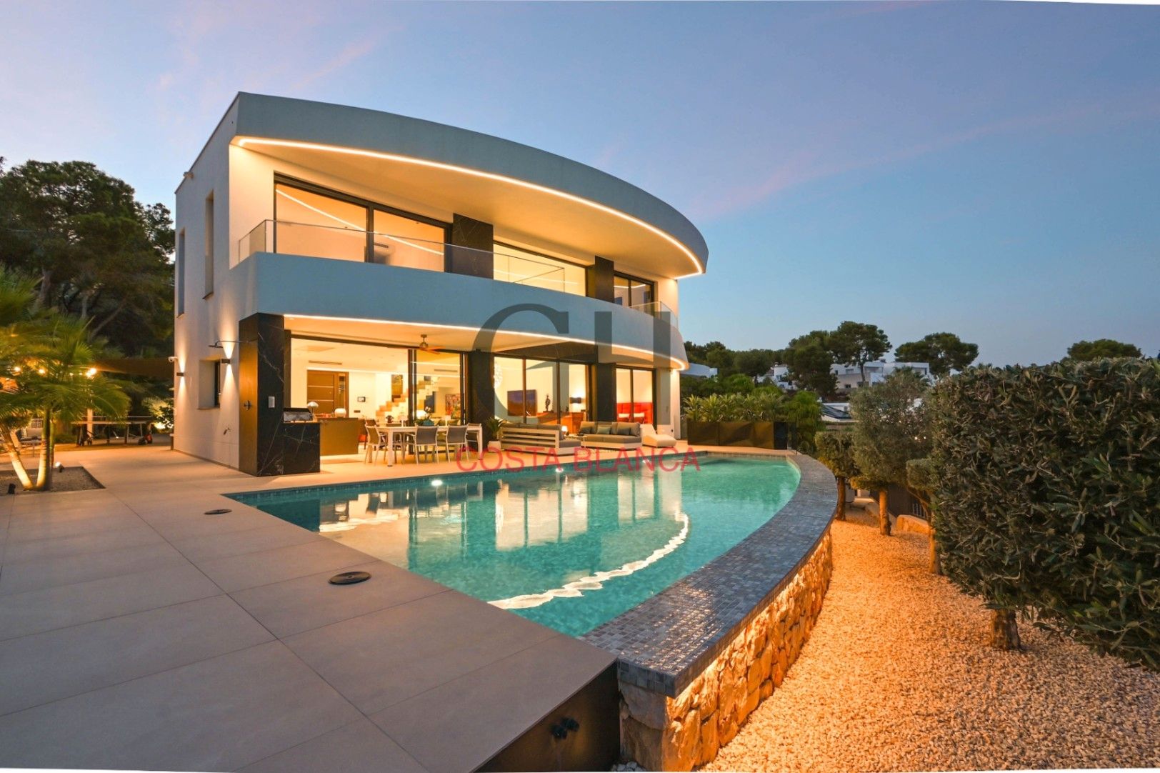 Vista exterior de Casa o chalet en venta en Moraira con Aire acondicionado, Calefacción y Jardín privado