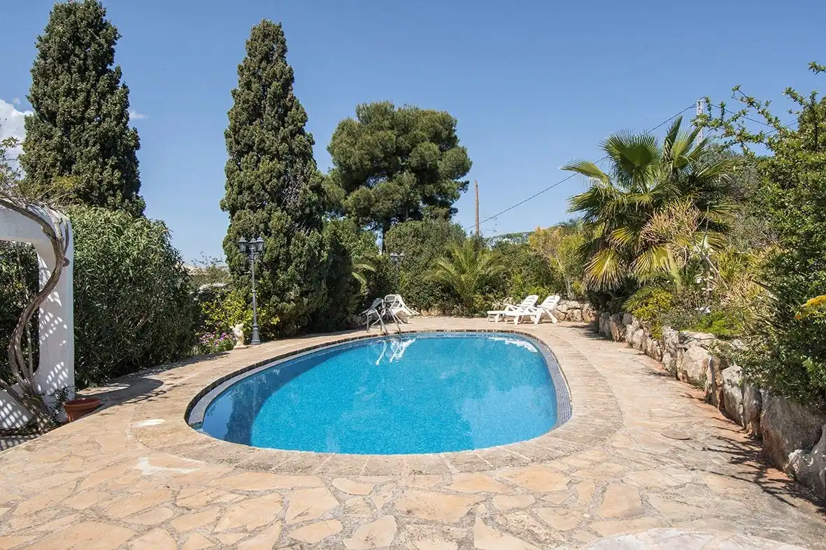 Piscina de Casa o chalet en venta en Jávea / Xàbia con Jardín privado