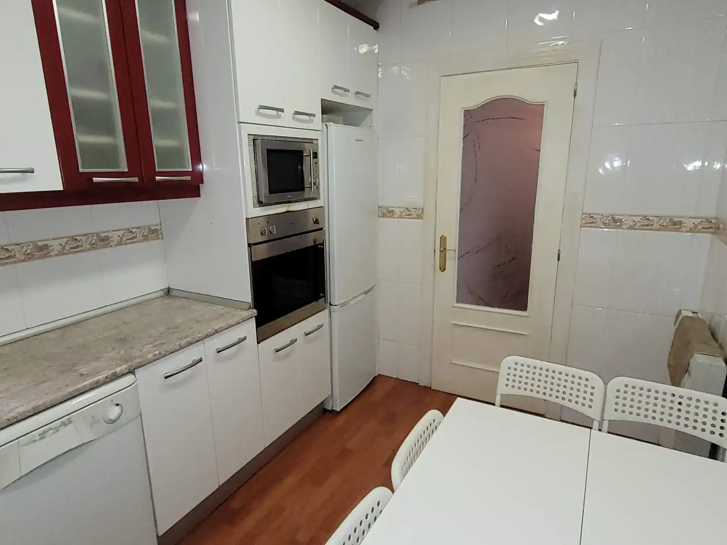 Kitchen of Flat for sale in Medina del Campo  with Heating, Parquet flooring and Furnished