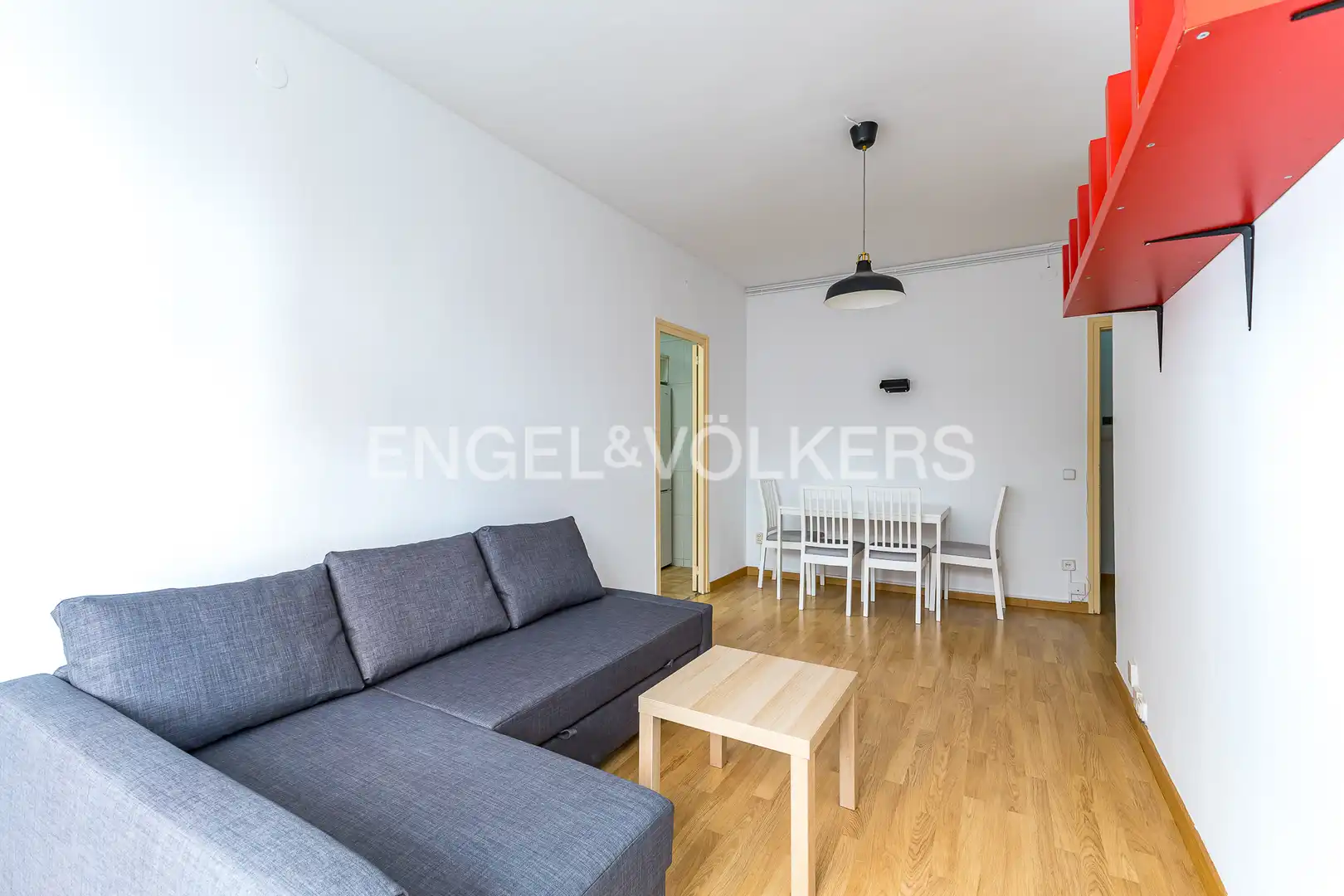 Living room of Flat for rent in Barcelona  with Heating, Furnished and Balcony