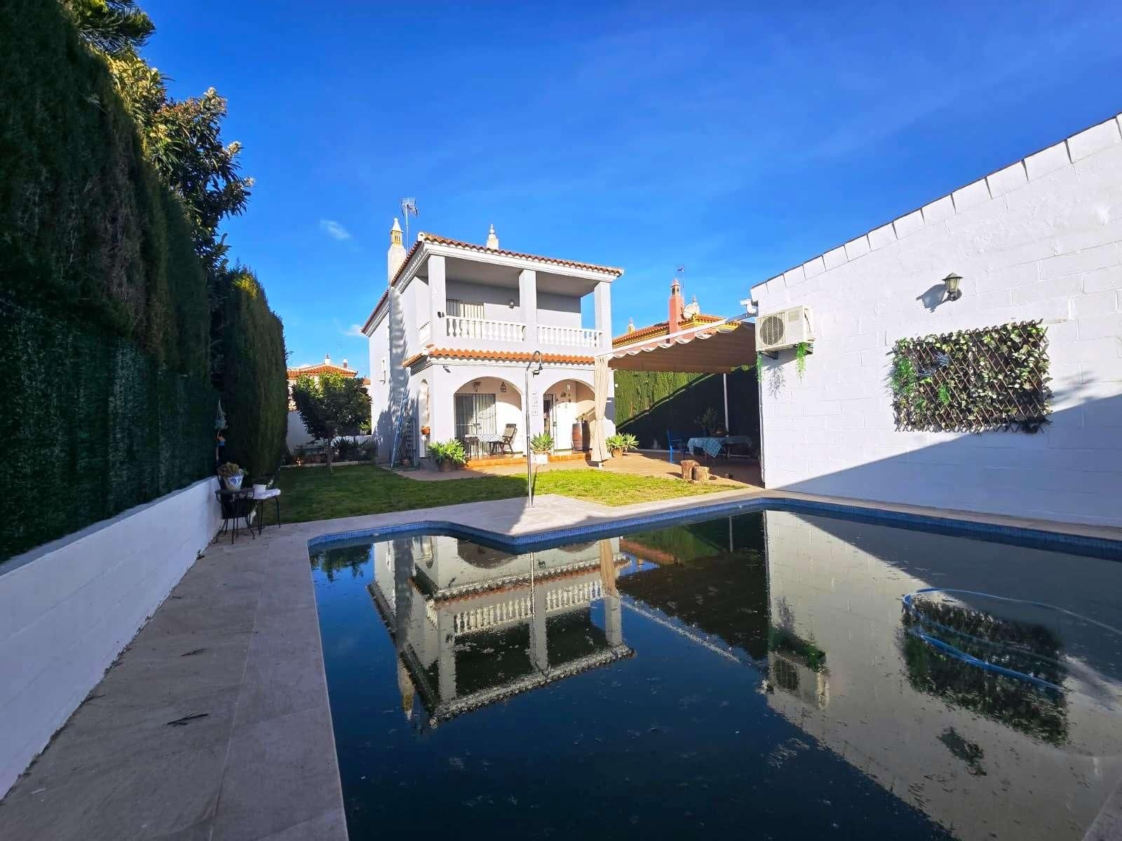 Jardín de Casa o chalet en venta en Bollullos de la Mitación con Aire acondicionado, Jardín privado y Terraza