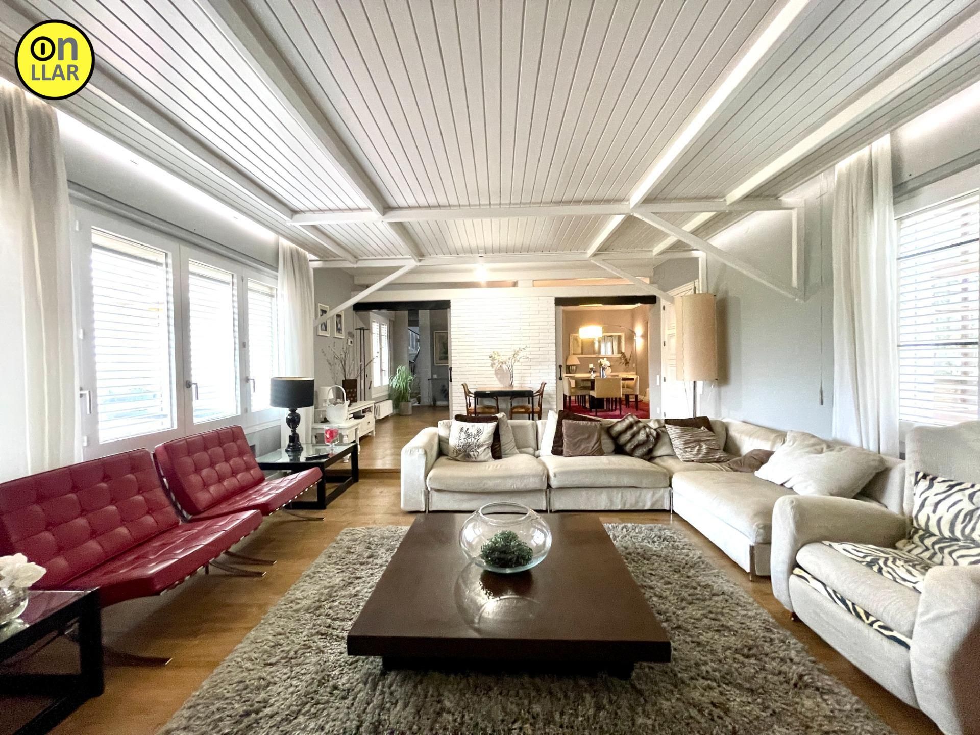 Living room of House or chalet for sale in L'Ametlla del Vallès  with Air Conditioner, Heating and Private garden