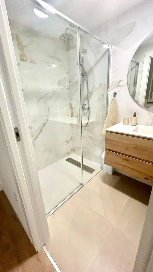 Bany de Dúplex de lloguer en Águilas amb Aire condicionat i Terrassa