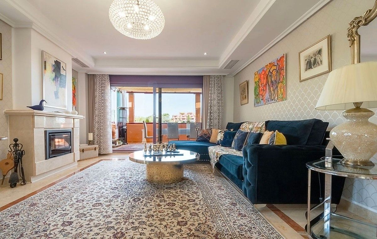 Sala de estar de Dúplex en venta en Ojén con Aire acondicionado, Terraza y Trastero