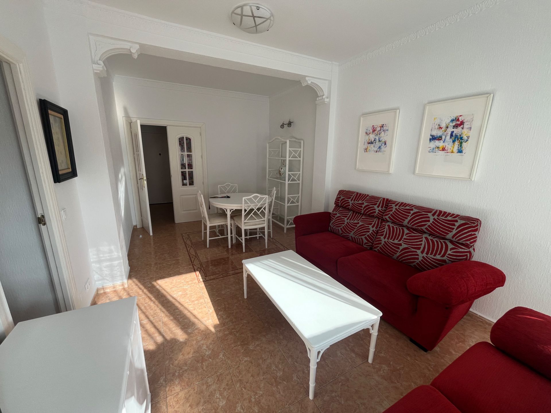 Living room of Flat to rent in Algeciras  with Terrace, Furnished and Oven