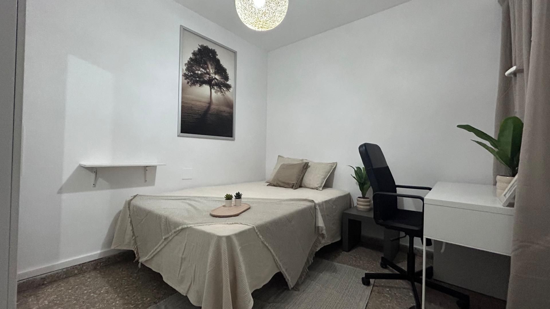 Schlafzimmer von Wohnung zur untervermieten in  Valencia Capital