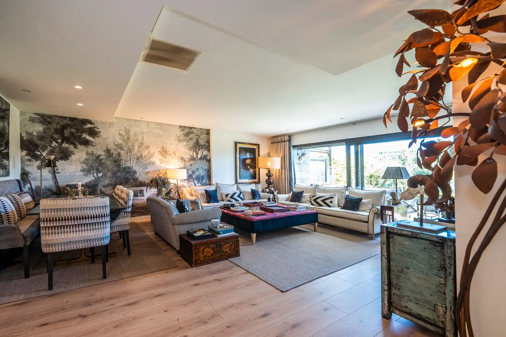 Living room of Flat for sale in La Moraleja  with Air Conditioner, Heating and Private garden