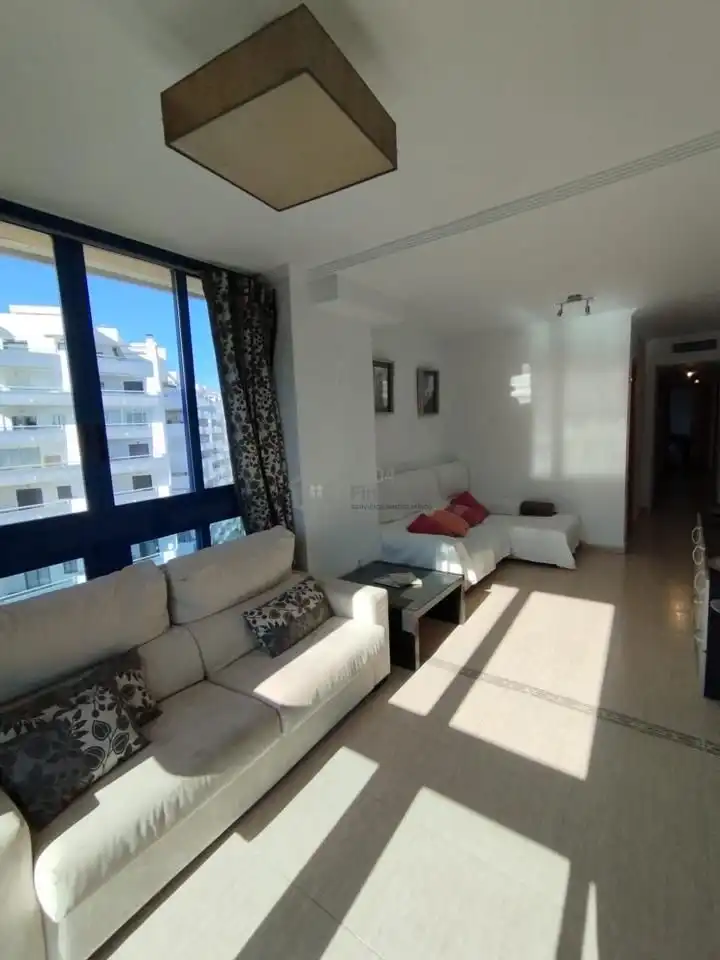 Sala d'estar de Àtic en venda en Villajoyosa / La Vila Joiosa amb Aire condicionat, Calefacció i Terrassa