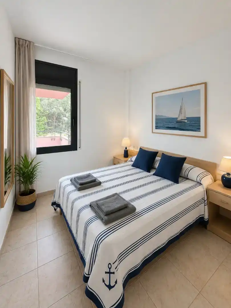Schlafzimmer von Wohnung zur Miete in Palafrugell