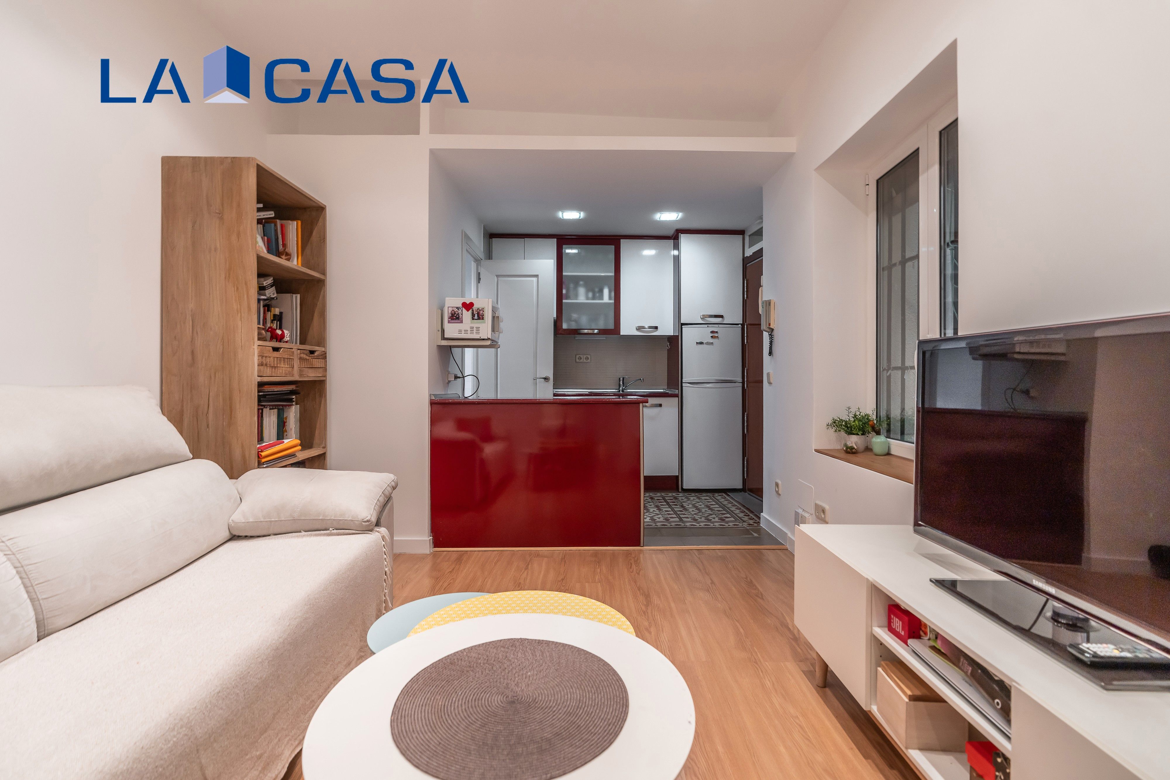 Living room of Planta baja for sale in  Madrid Capital  with Heating