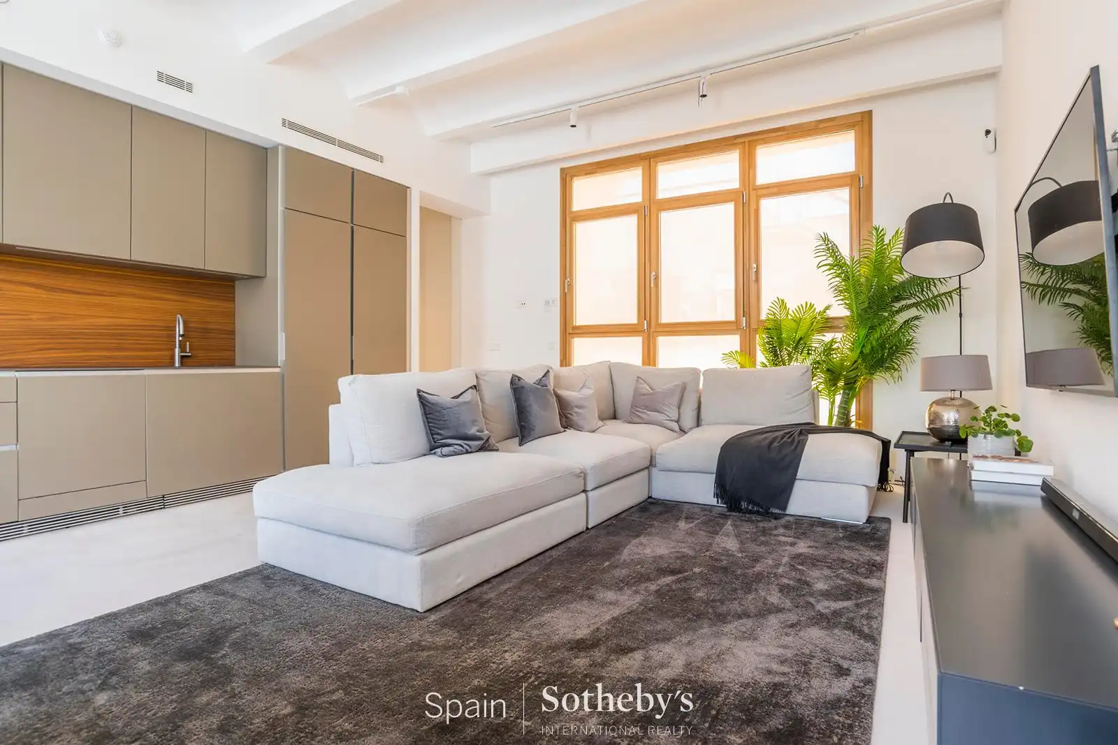 Sala de estar de Ático en venta en Madrid con Aire acondicionado, Calefacción y Jardín privado