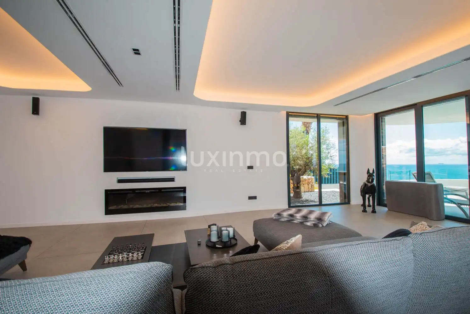 Living room of Houses for sale in Jávea / Xàbia  with Air Conditioner, Heating and Private garden