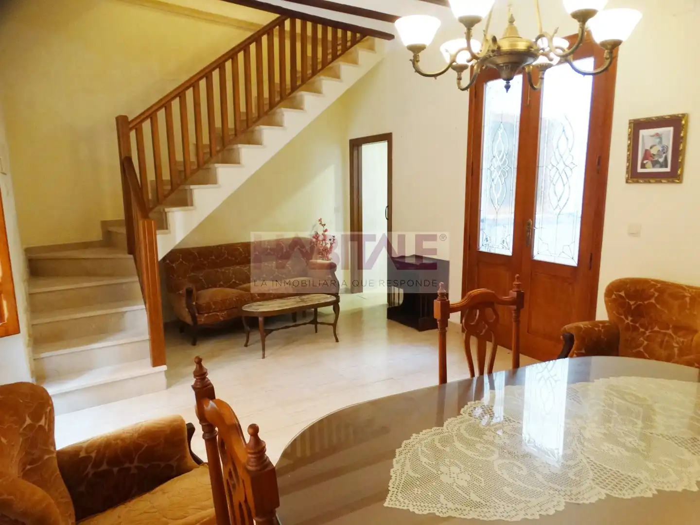 Sala d'estar de Casa adosada en venda en Xàtiva amb Traster i Moblat