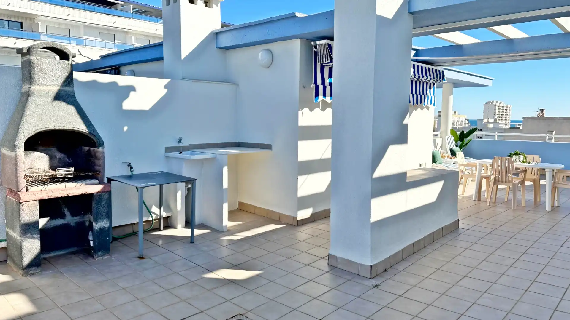 Terrassa de Apartament de lloguer en Gandia amb Aire condicionat, Calefacció i Terrassa