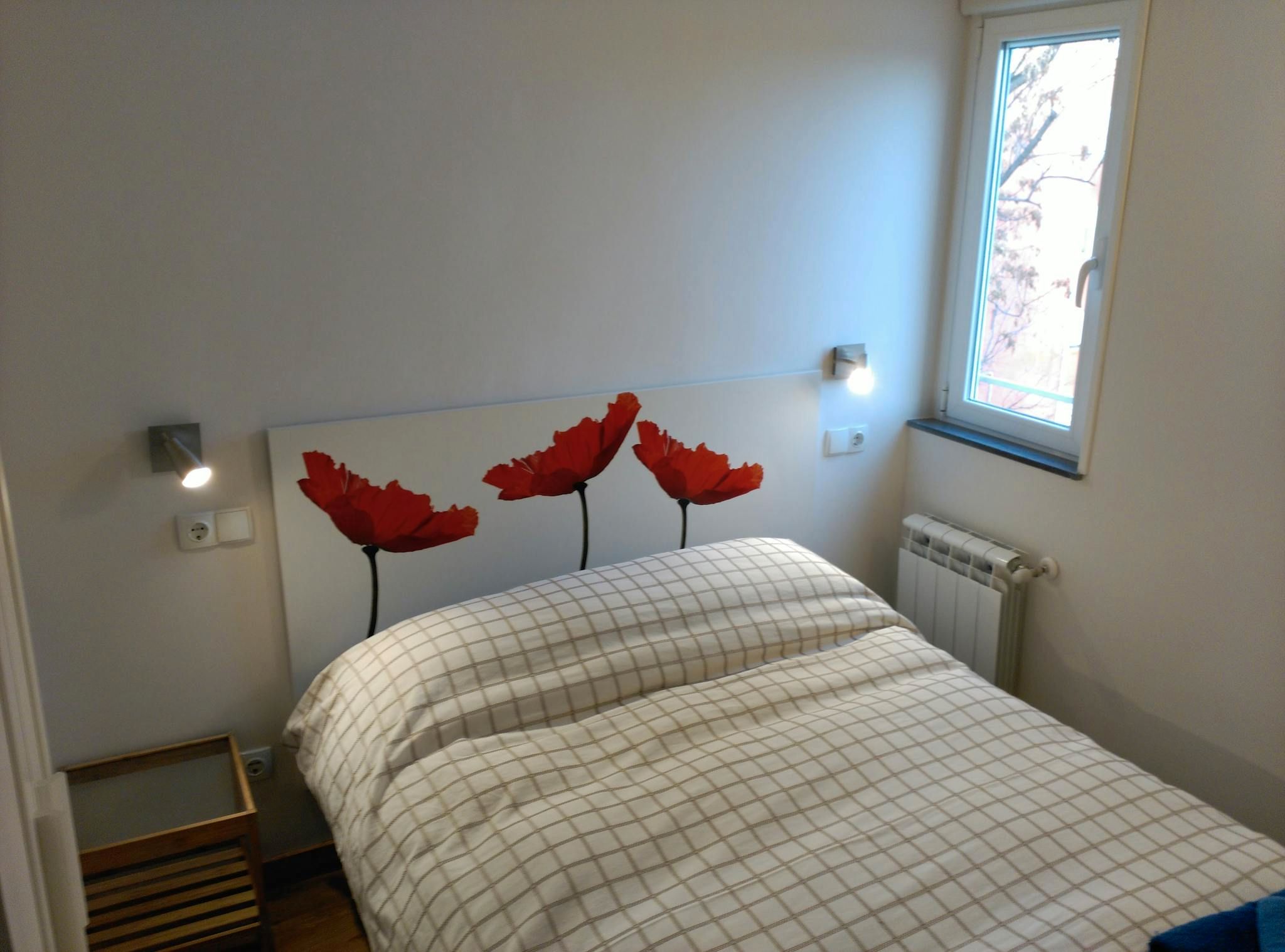 Bedroom of Flat for rent in  Madrid Capital  with Air Conditioner, Heating and Furnished