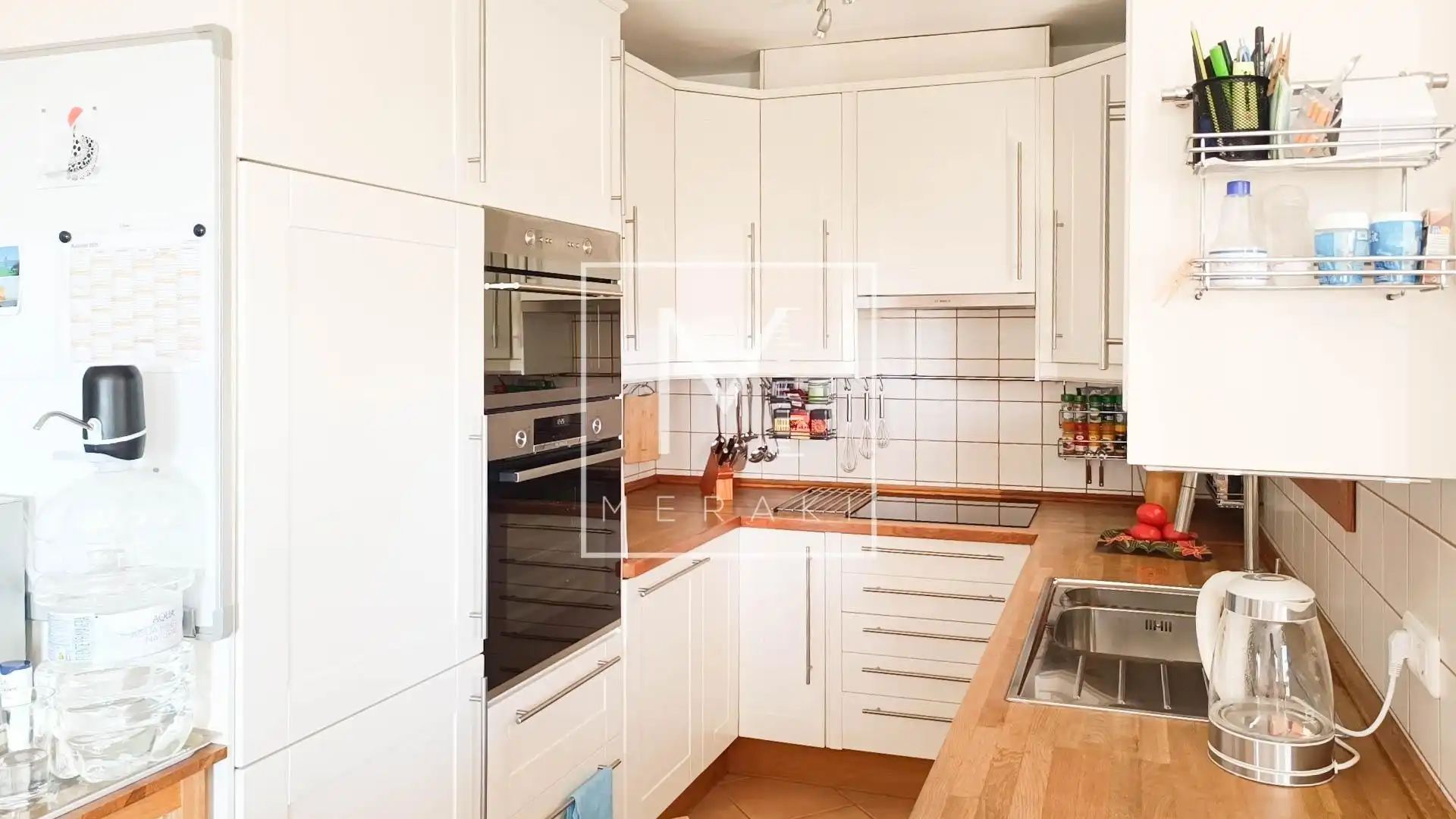 Cocina de Casa o chalet en venta en Calpe / Calp con Aire acondicionado, Calefacción y Jardín privado