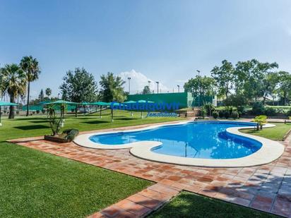 Swimming pool of House or chalet for sale in Alcalá de Guadaira  with Air Conditioner, Private garden and Storage room