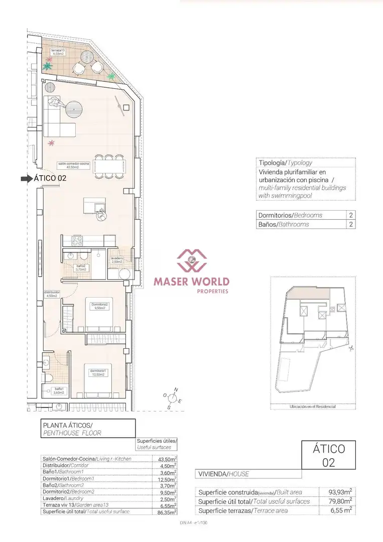Attique avec piscine à vendre à Hondón de las Nieves / El Fondó de les Neus, imagen 9