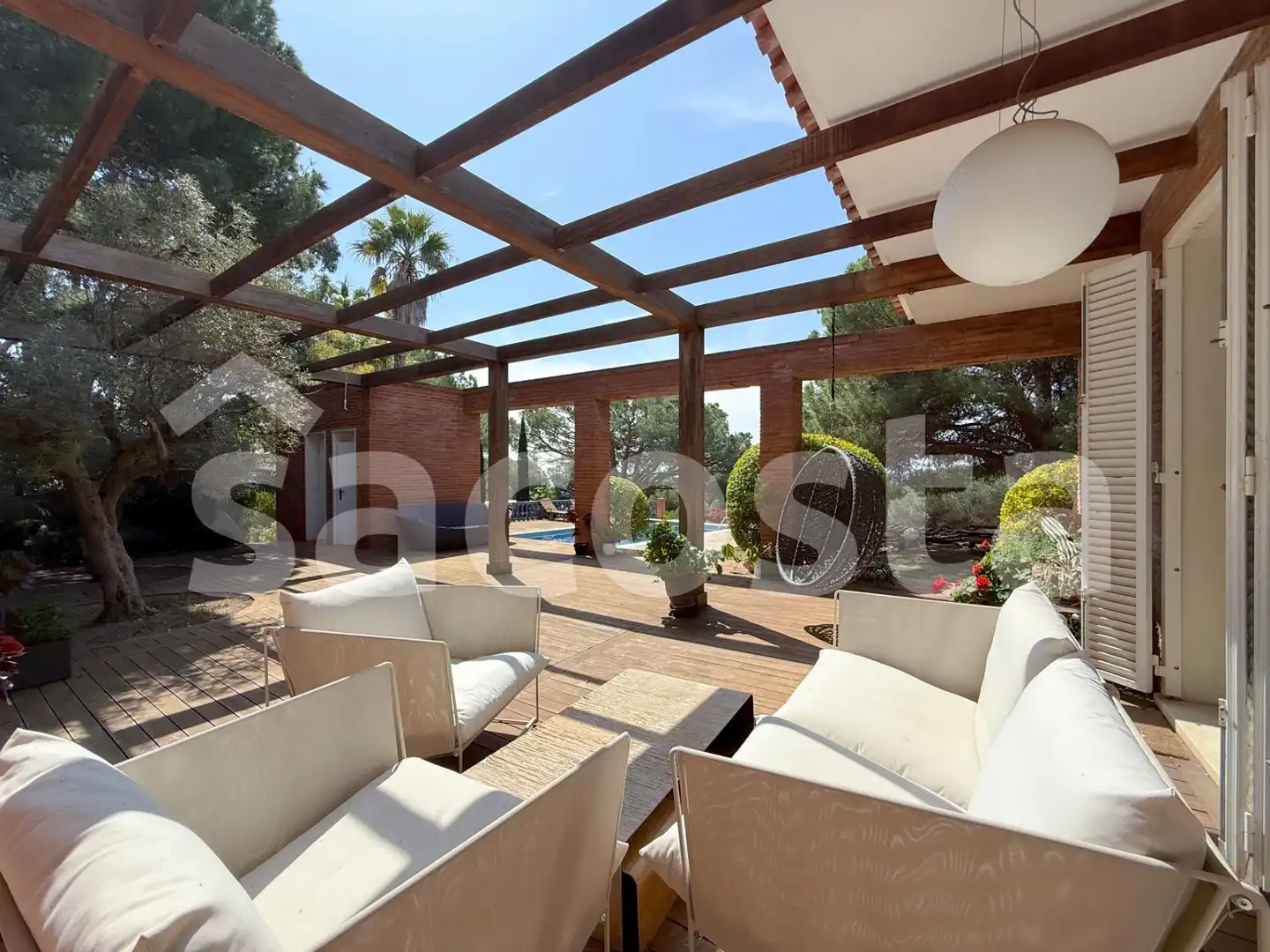 Terrassa de Casa o xalet en venda en Lloret de Mar amb Calefacció, Jardí privat i Parquet