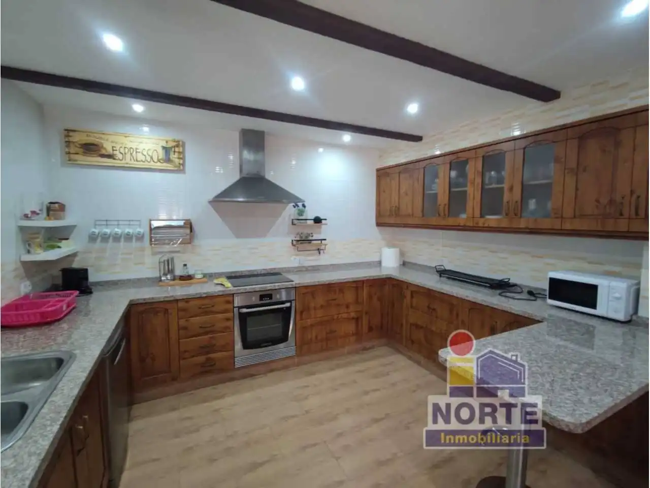 Cocina de Casa adosada en venta en Cocentaina con Aire acondicionado, Terraza y Piscina