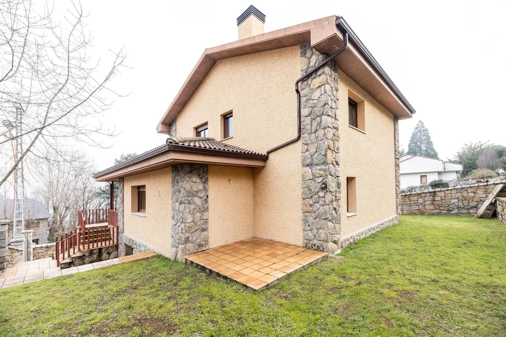 Vista exterior de Casa o chalet en venta en Cercedilla con Jardín privado, Terraza y Trastero