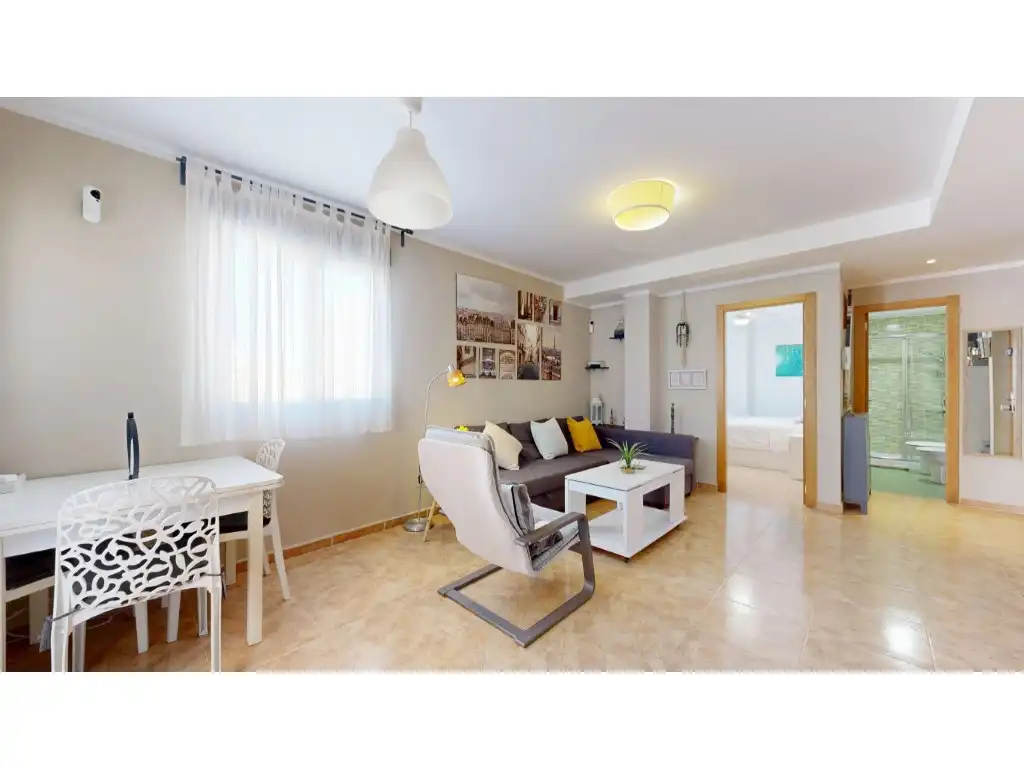 Sala de estar de Apartamento en venta en Chilches / Xilxes con Aire acondicionado, Terraza y Amueblado