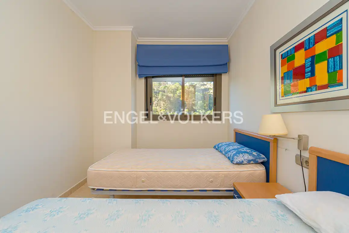 Habitación de Apartamento de alquiler en Villajoyosa / La Vila Joiosa con Aire acondicionado, Terraza y Trastero