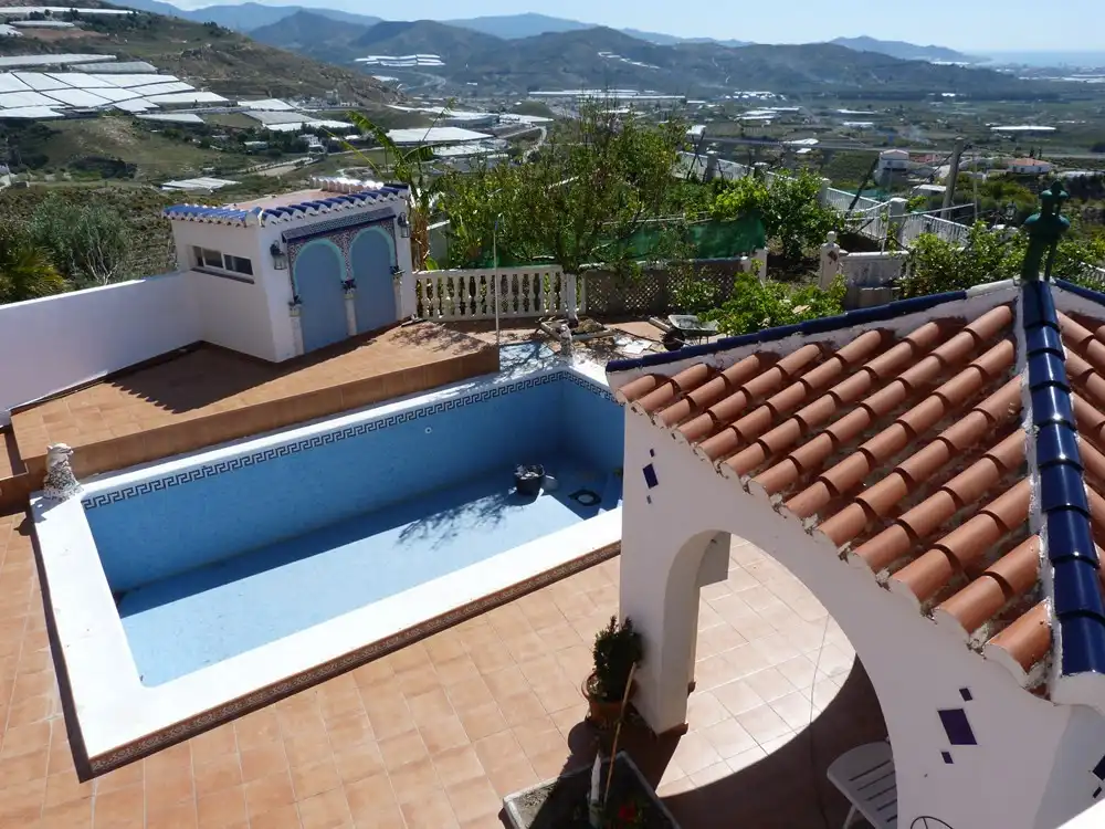 Piscina de Finca rústica en venta en Salobreña con Aire acondicionado, Calefacción y Terraza