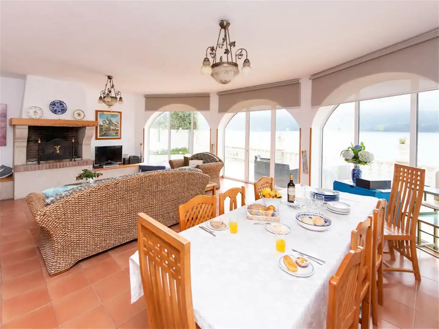 Dining room of Houses for rent in Redondela  with Swimming Pool and Balcony