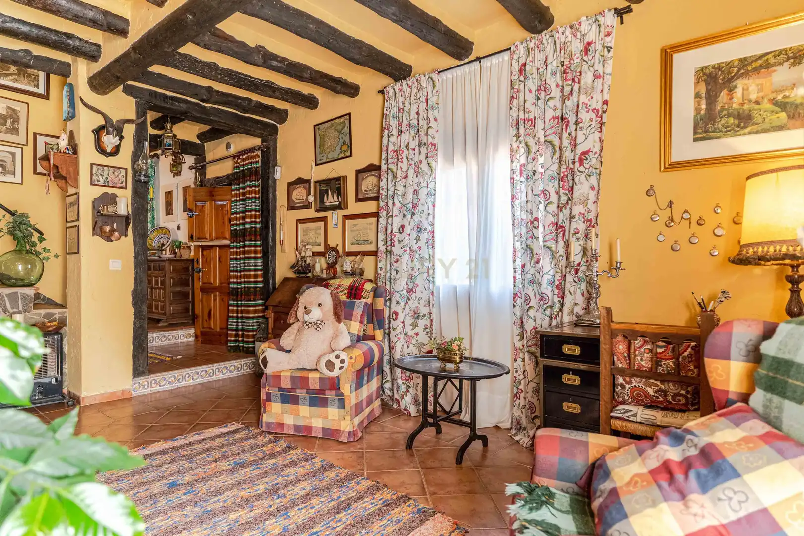 Living room of Houses for sale in Lanjarón  with Private garden, Storage room and Swimming Pool