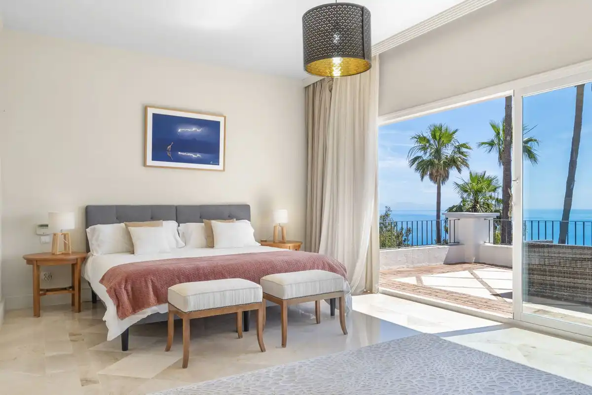 Habitación de Casa o chalet en venta en Manilva con Aire acondicionado, Jardín privado y Terraza