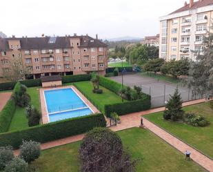 Swimming pool of Flat to rent in Gijón   with Heating, Parquet flooring and Furnished