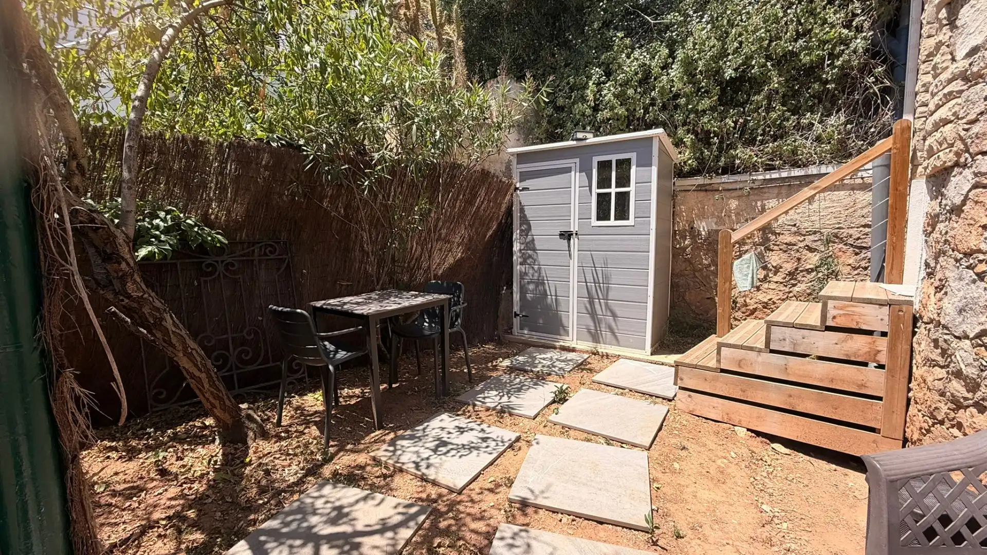 Jardín de Loft de alquiler en Castelldefels con Aire acondicionado, Terraza y Amueblado