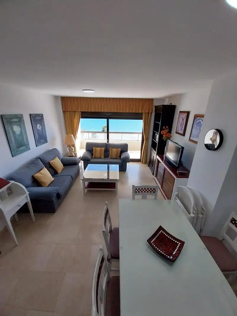 Sala de estar de Piso de alquiler en Estepona con Terraza