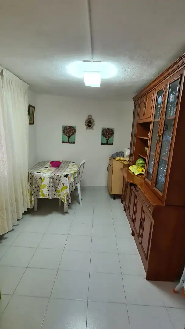 Menjador de Casa adosada en venda en Santa Coloma de Farners amb Calefacció, Jardí privat i Parquet