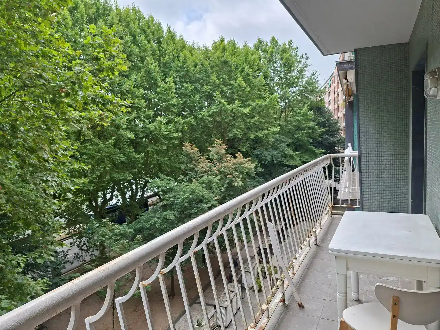 Terrasse von Wohnung zur Miete in Donostia - San Sebastián 