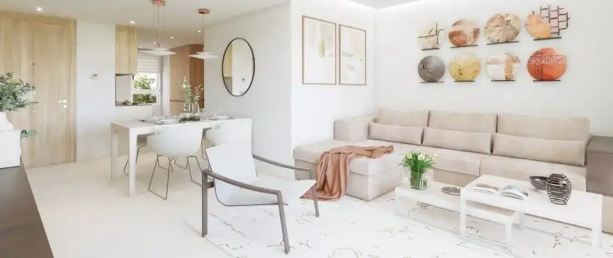 Sala d'estar de Àtic en venda en Mijas amb Aire condicionat, Calefacció i Terrassa