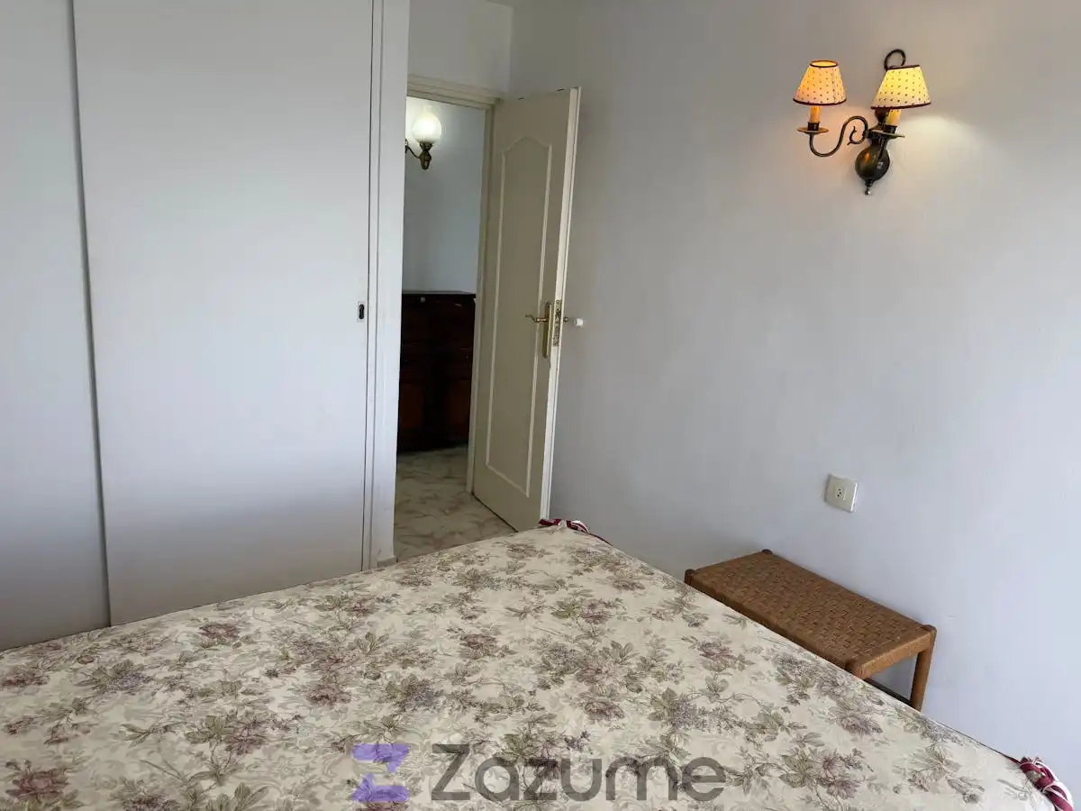 Schlafzimmer von Wohnung zur Miete in Alicante / Alacant mit Klimaanlage, Terrasse und Möbliert