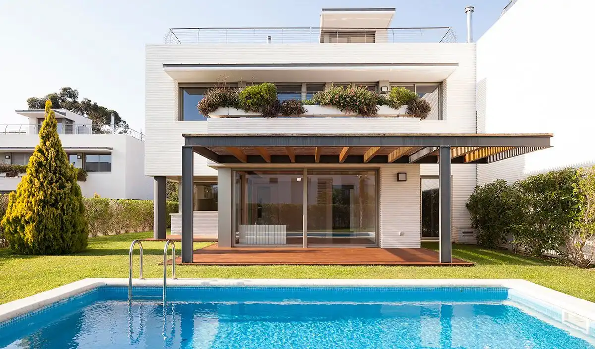 Exterior view of Houses for rent in Sant Vicenç de Montalt  with Private garden, Parquet flooring and Terrace