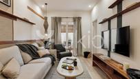 Sala d'estar de Apartament de lloguer en  Barcelona Capital amb Aire condicionat, Calefacció i Terrassa