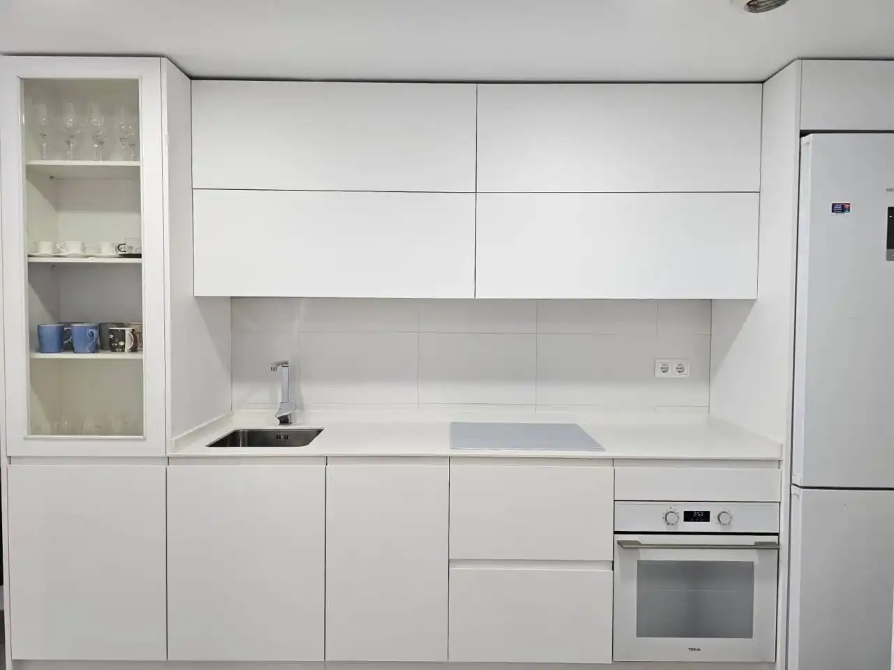 Kitchen of Flat for rent in Murcia  with Air Conditioner, Terrace and Furnished