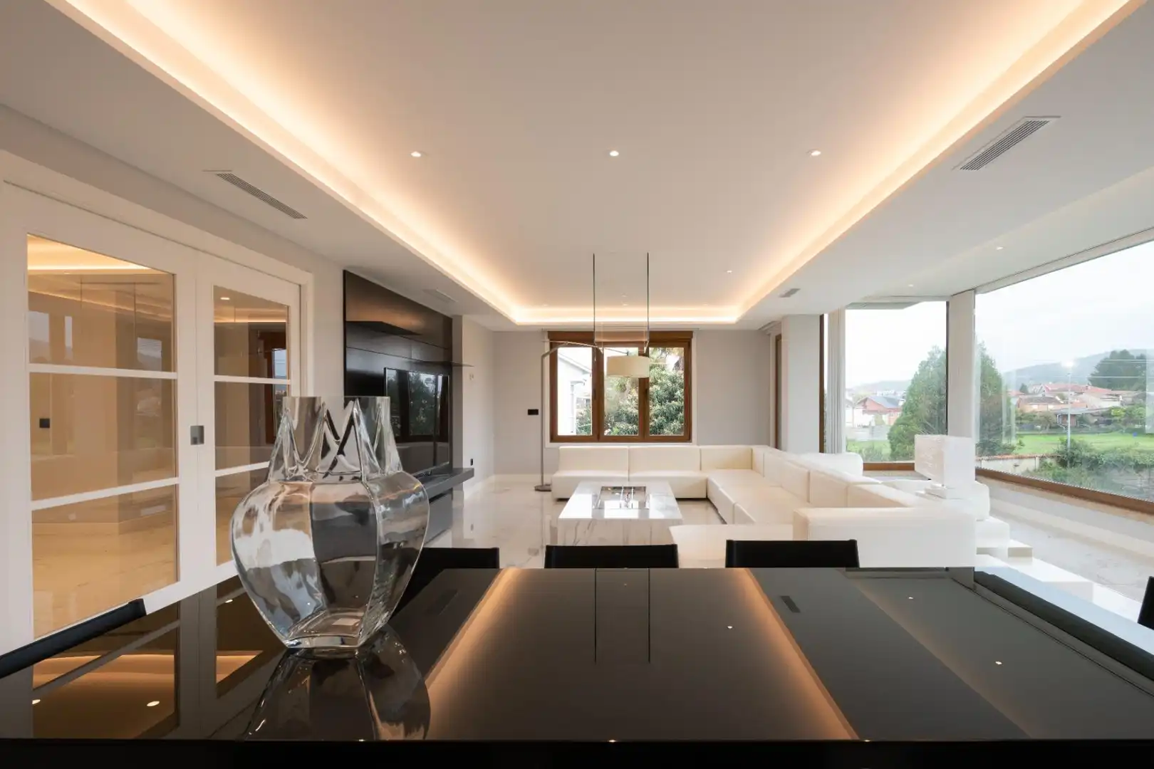 Sala de estar de Casa o chalet en venta en Vilagarcía de Arousa