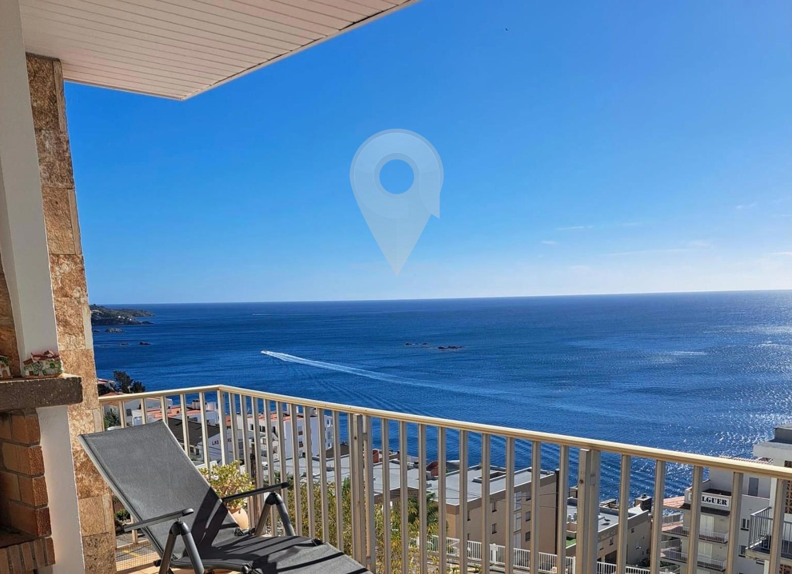 Exterior view of Flat for sale in Roses  with Terrace and Furnished