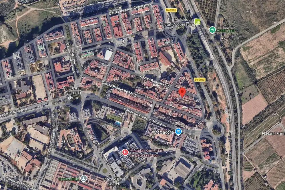 Vista exterior de Pis en venda en Molí Nou - Ciutat Cooperativa