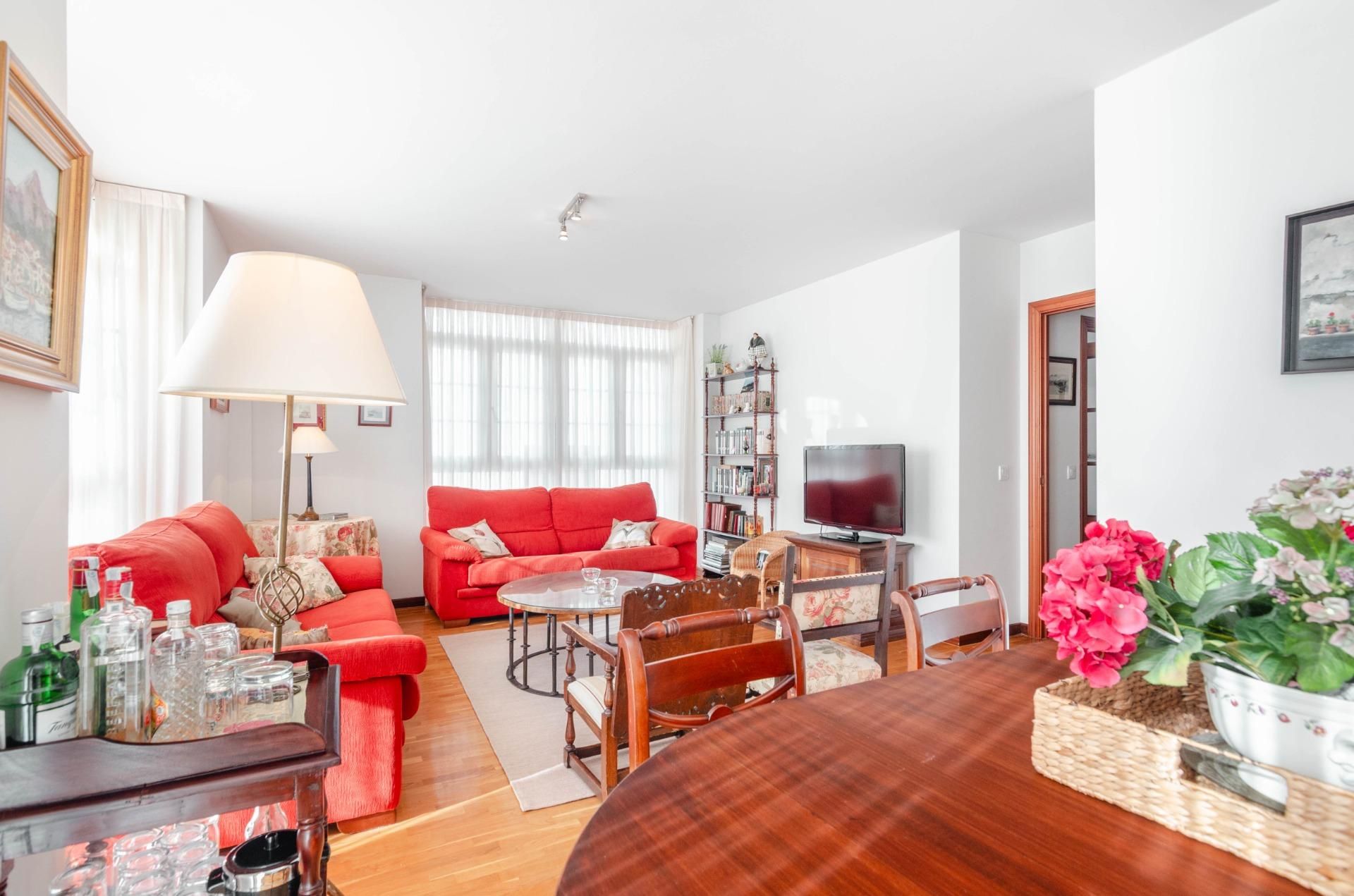 Living room of Flat for sale in Pravia  with Heating, Private garden and Storage room