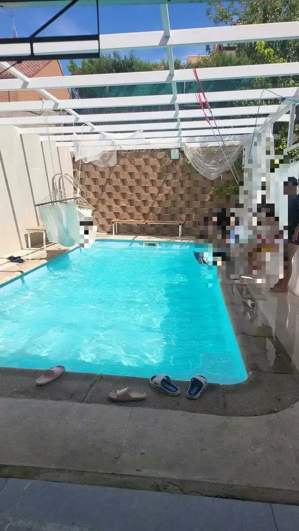 Piscina de Casa o chalet en venta en Rivas-Vaciamadrid con Aire acondicionado, Calefacción y Jardín privado